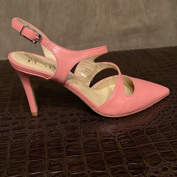 Le Chateau Pink/Rose LUXE Leather Strappy Heel. Made in Italy. EU 37 - Picture 5 of 10
